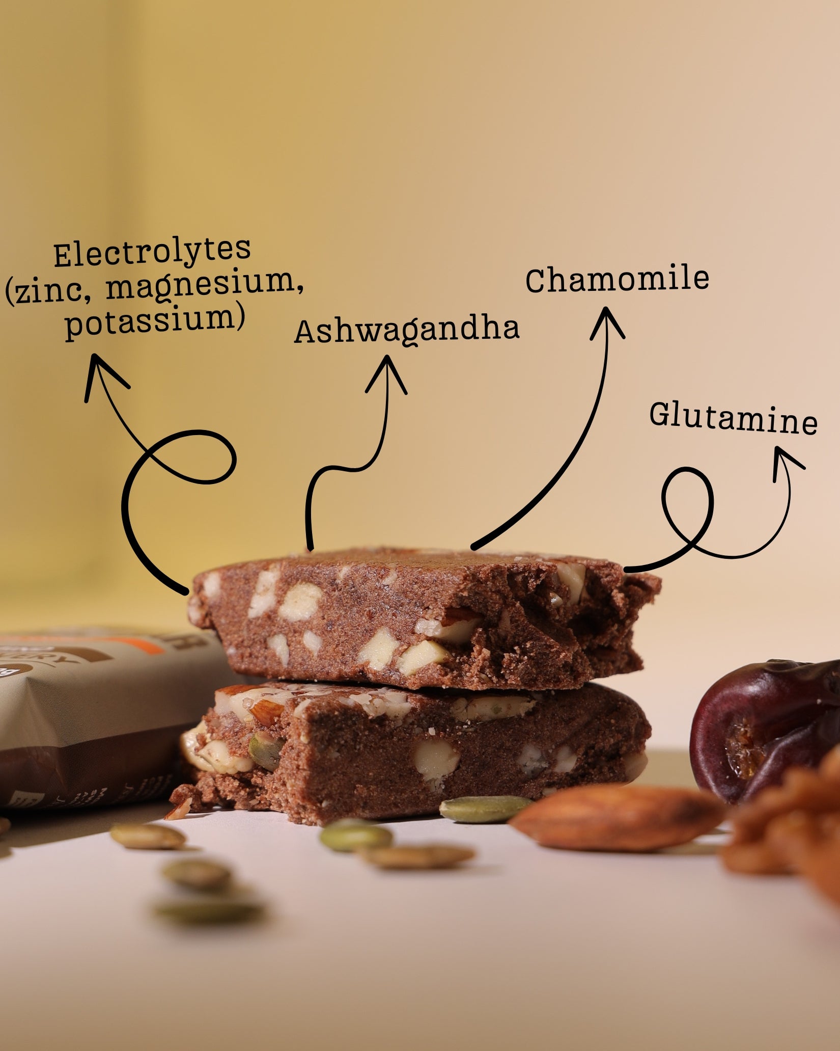 Recovery Protein Bars  Assorted - Pack of 6 ( 3 x Nutty Coffee, 3 x Choco Almonds )