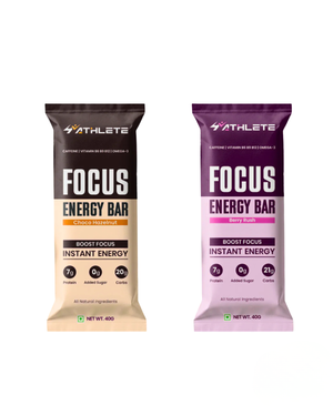 4Athlete Focus Energy Bars – Pack of 6