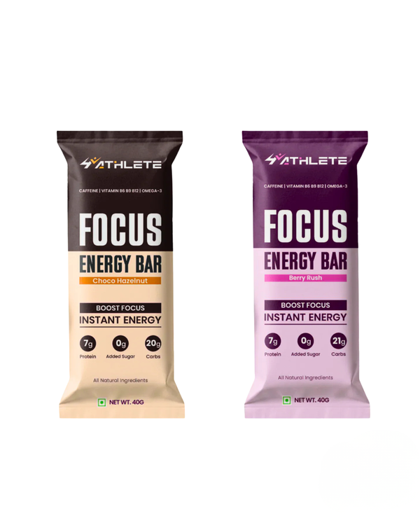 4Athlete Focus Energy Bars – Pack of 6